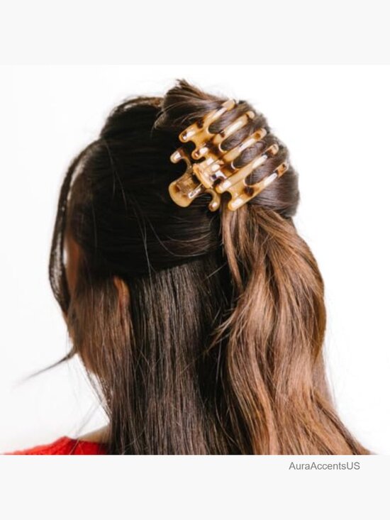 Extra Large Wide Lay Down Hair Claw for Thick Hair main image 4